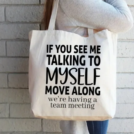 Blank Canvas Tote Bag For DIY Printing Custom Logo Promotion